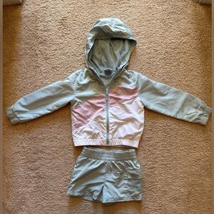 Puma Youth Pastel Blue and Pink Tracksuit